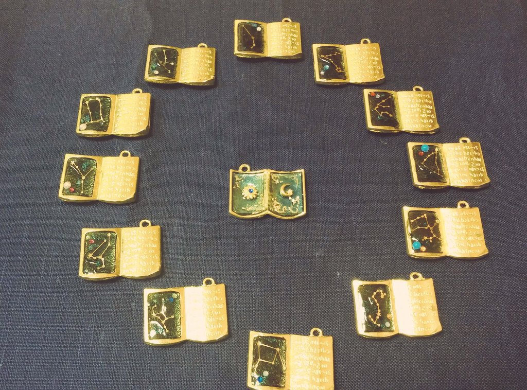 【リバーシブル】星座物語ネックレス 誕生石入り