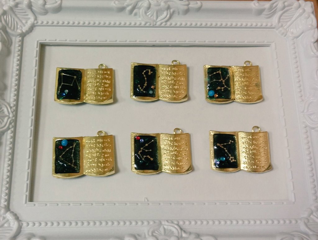 【リバーシブル】星座物語ネックレス 誕生石入り