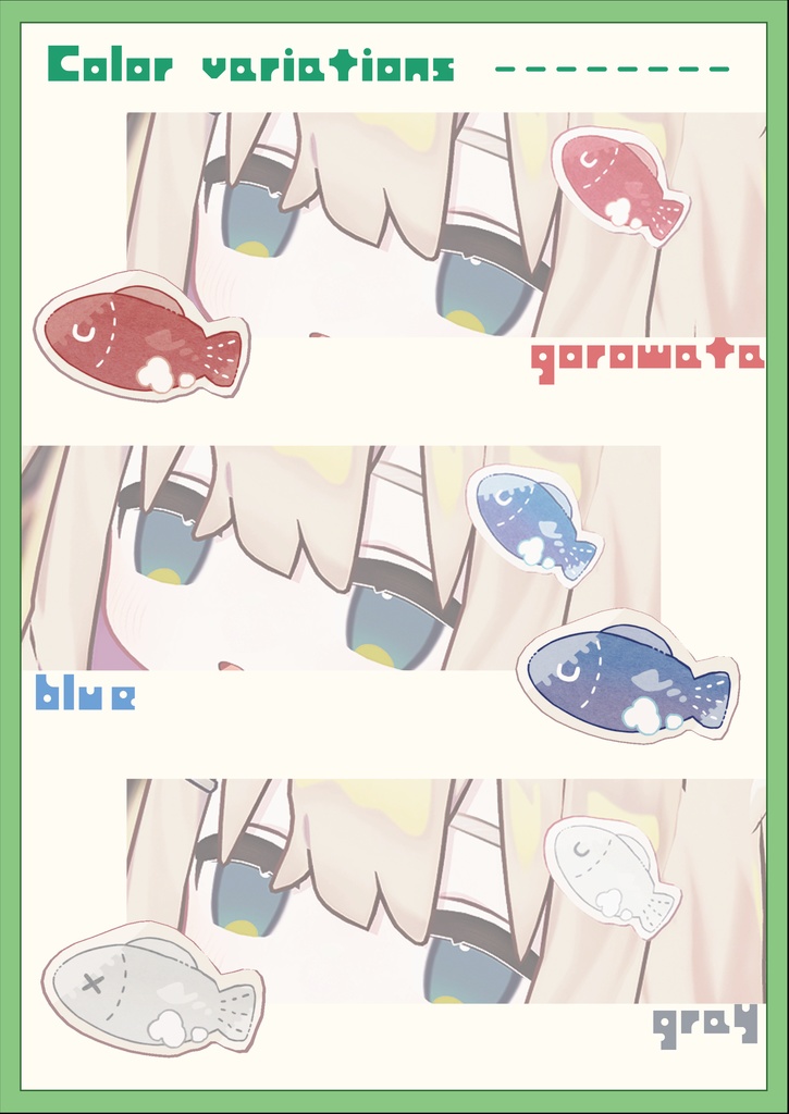 キプフェルトおさかなヘアピン【キプフェル / Kipfel】