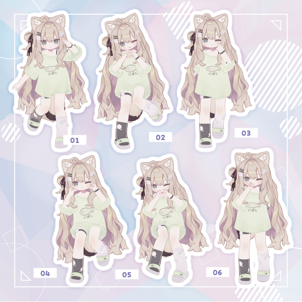 【無料あり】🤍photogenic POSE animation 18+4🤍【kipfel/Mamehinata/ELusion/Usasaki/Rue】