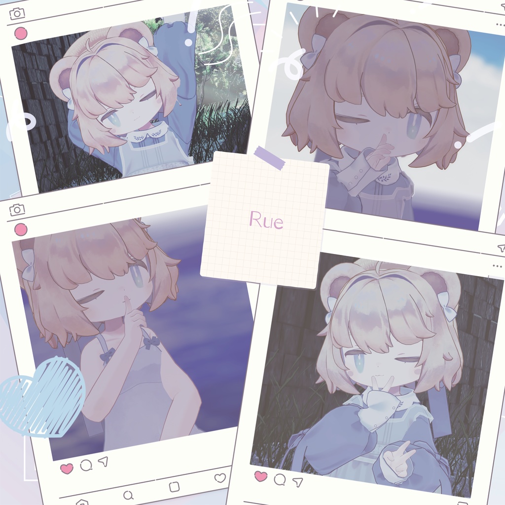 【無料あり】🤍photogenic POSE animation 18+4🤍【kipfel/Mamehinata/ELusion/Usasaki/Rue】