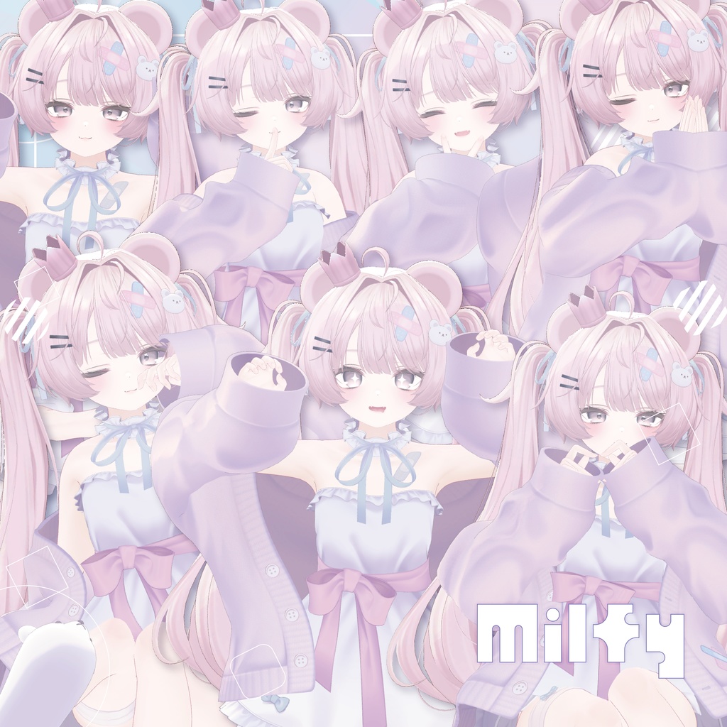 【無料あり】🤍photogenic POSE animation 18+4🤍【Eku/Milfy/Lumia/Kalmia/Felis】