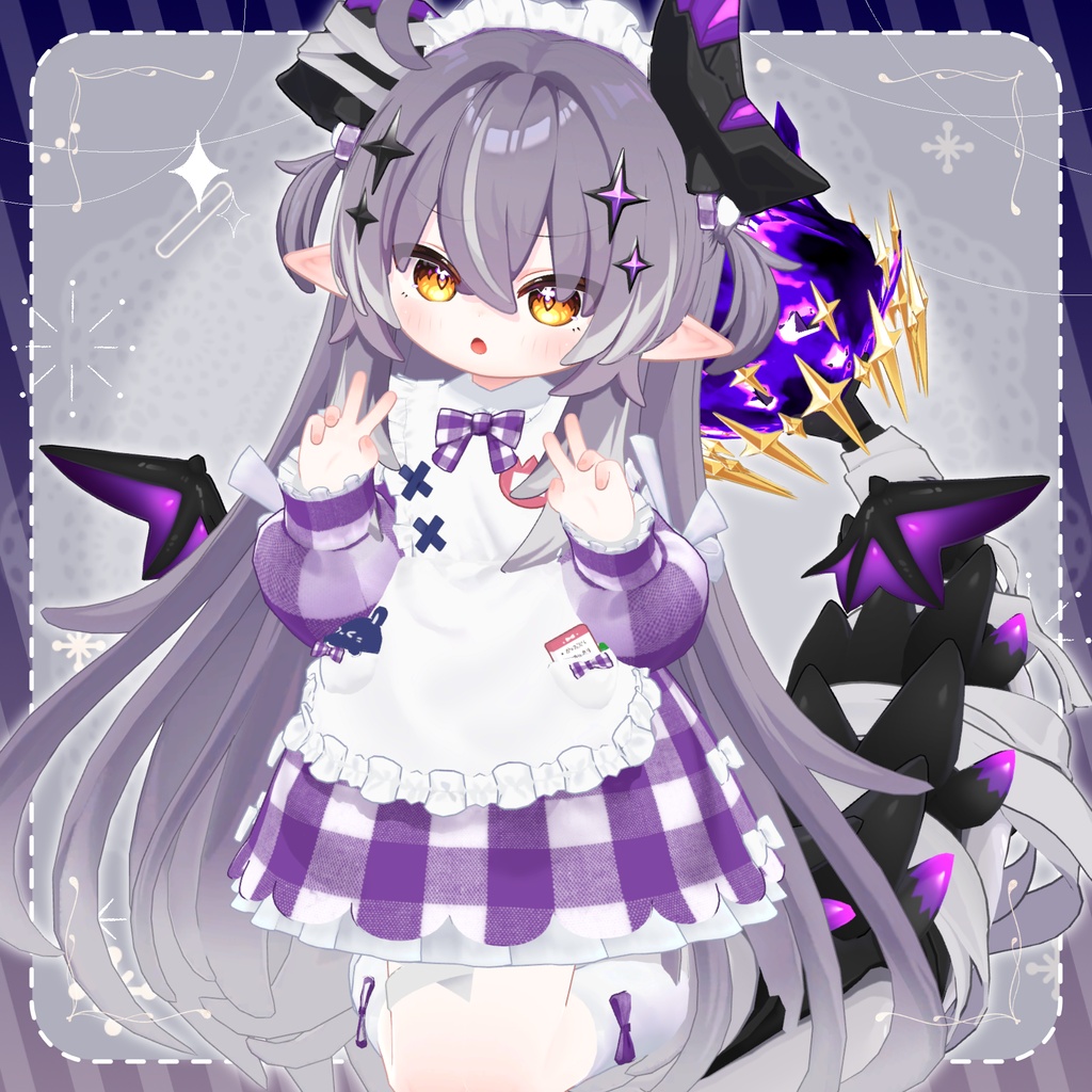 🌟メルヴィ版SALE🌟🤍おしゃまメイド_osyamameido🤍【12アバター対応】