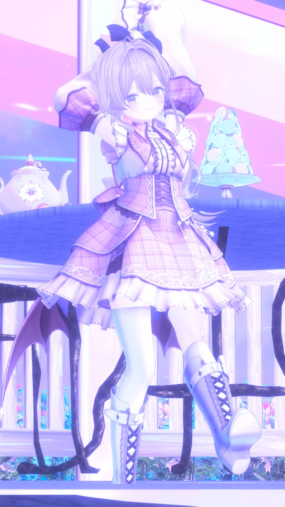 ✨SALE✨🤍きゅるるんフェイス🤍_Kyururun face anim&face Gimmick_表情変更ギミック&表情セット【エク_Eku専用】【FT対応】