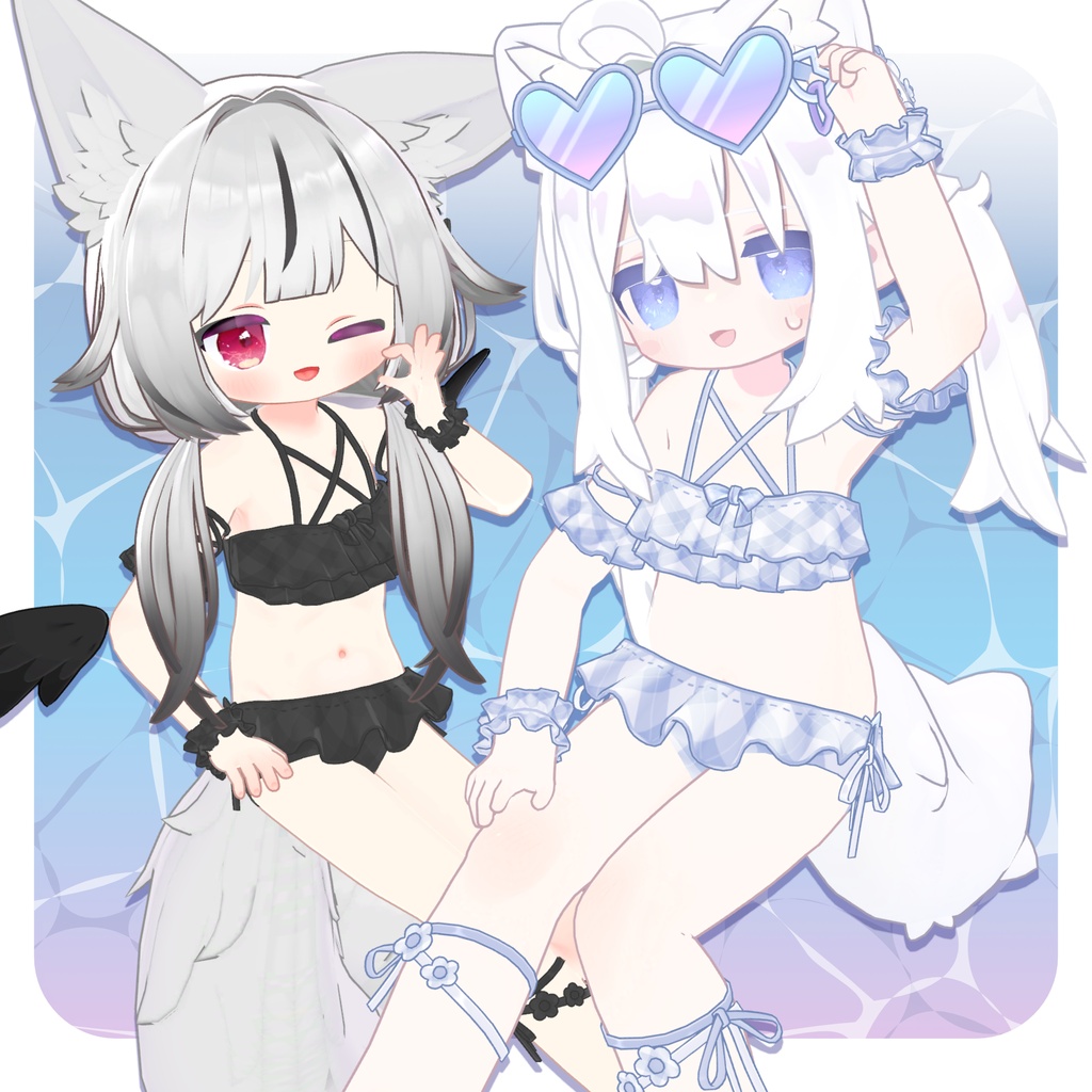 【うきわ付き】🤍ふりふりサマーホリデー🤍【6アバター対応】
