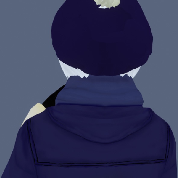 【試着あり】ネコチャンマフラー【VROIDβ版用テクスチャ】