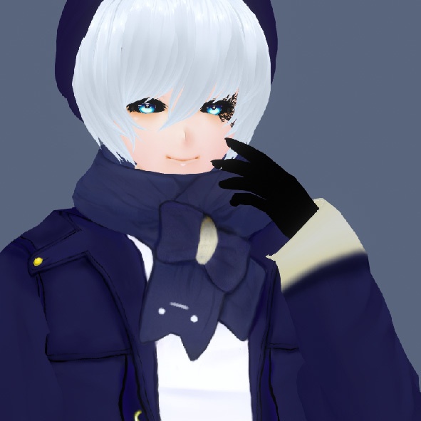 【試着あり】ネコチャンマフラー【VROIDβ版用テクスチャ】