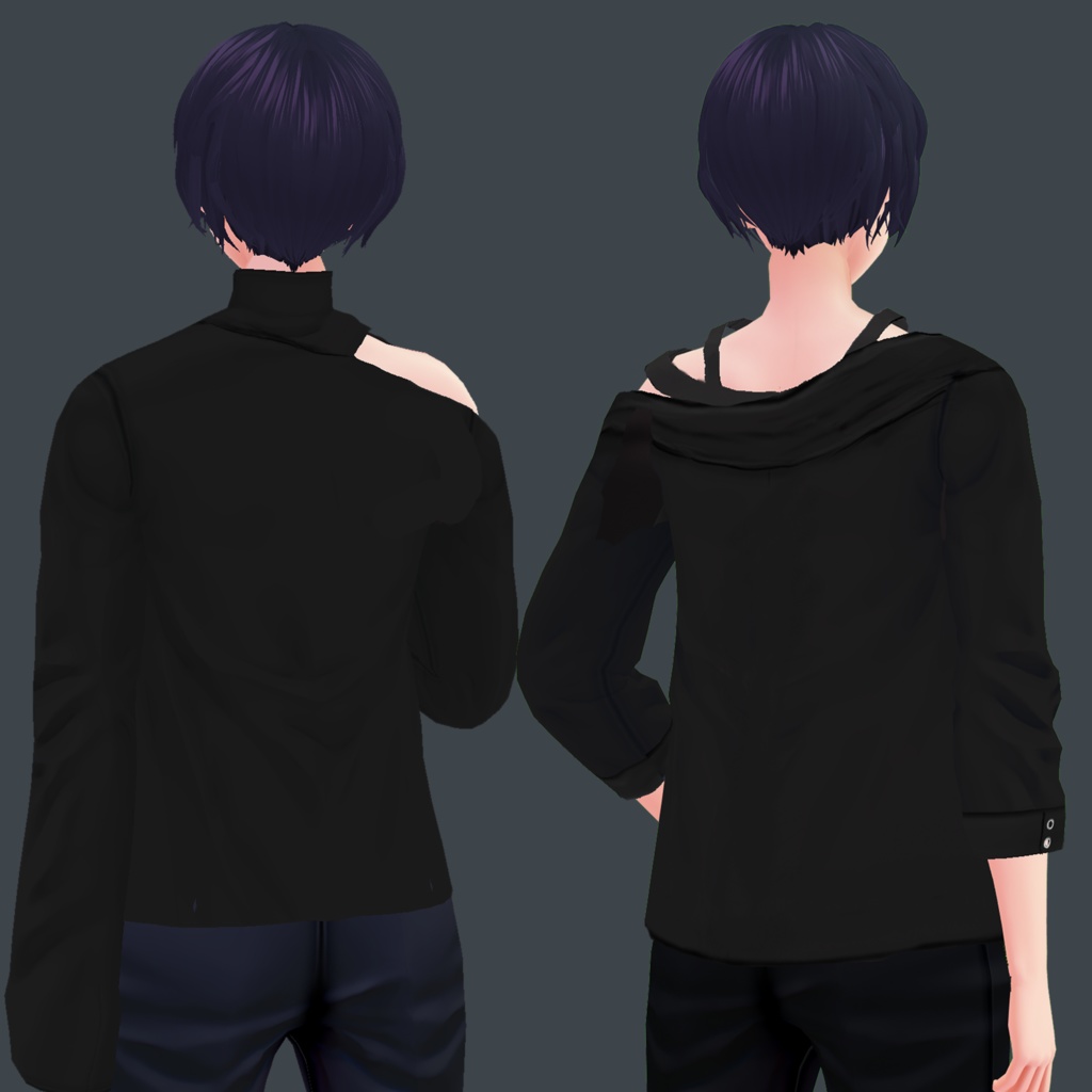 【無料】オフショルダートップス【VROIDβ版用テクスチャ】