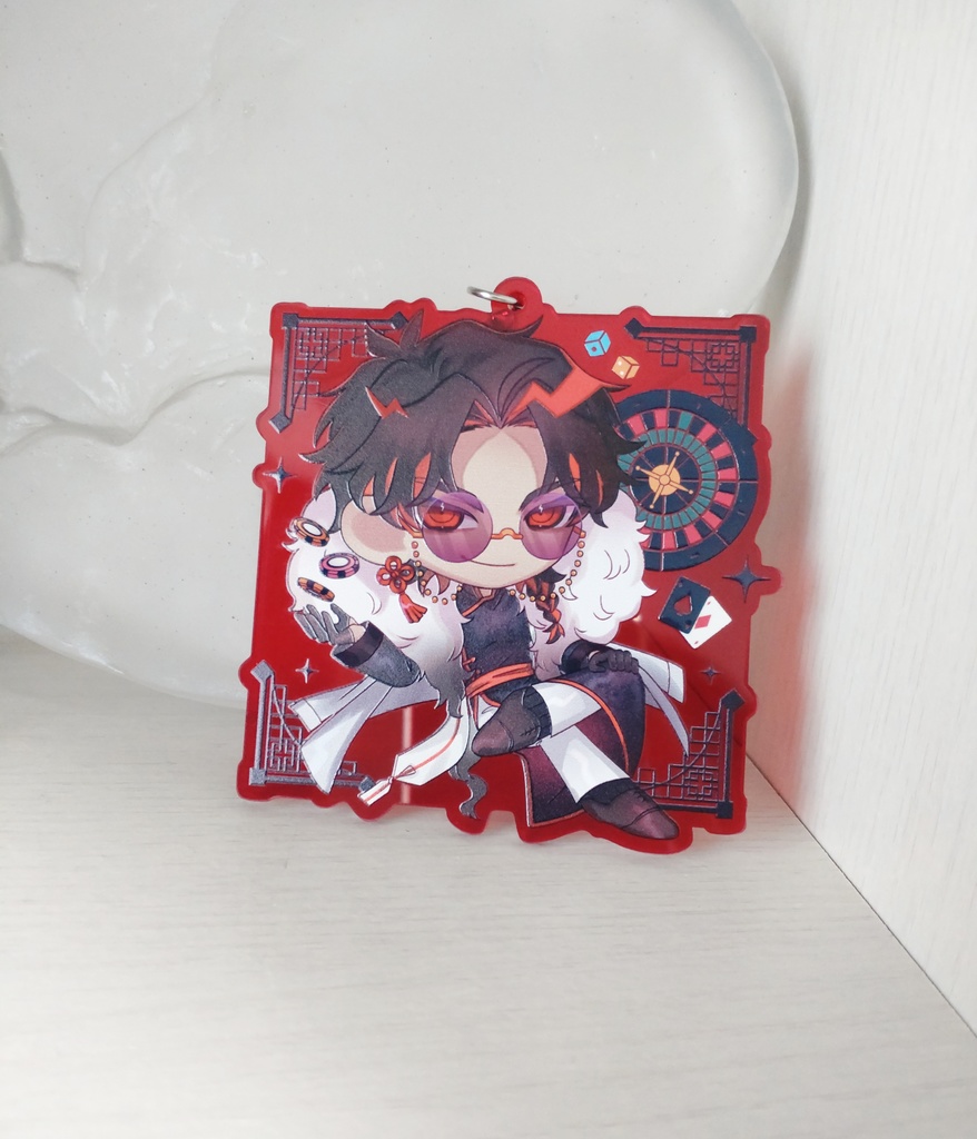 アクキー【紅】