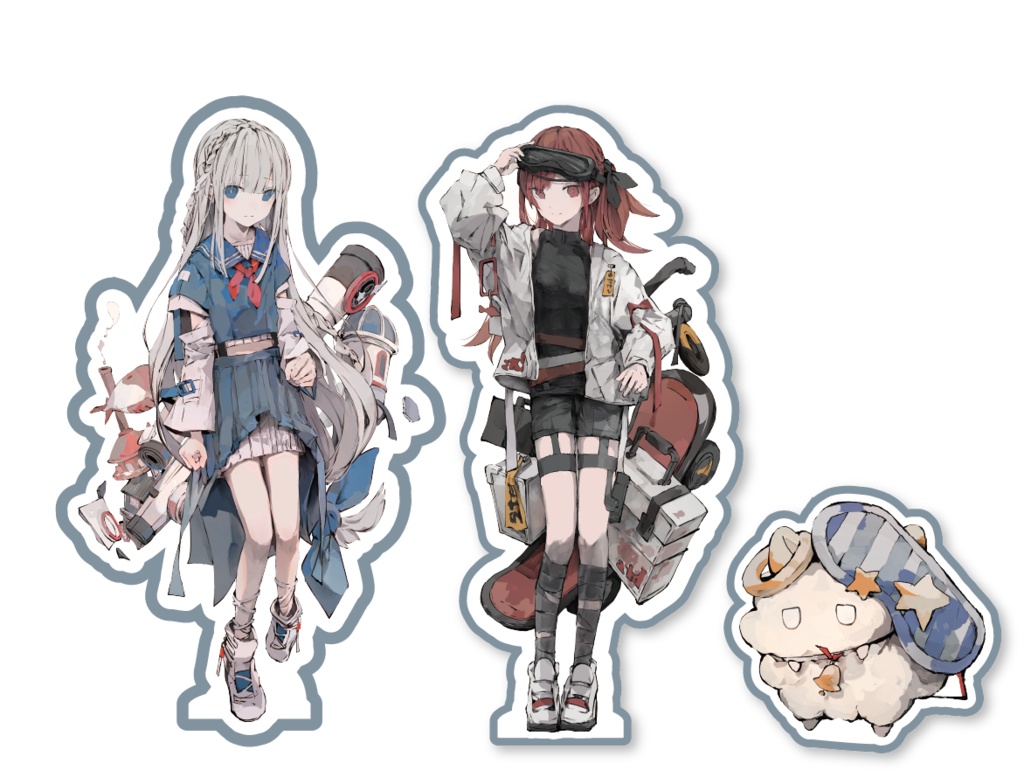 【ヘレ海】限定アクリルグッズセット【キーホルダー/フィギュア各3種】