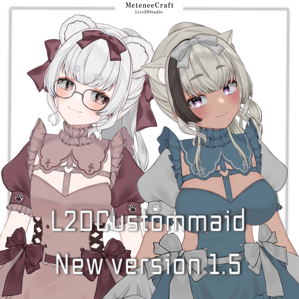 汎用Live2D【L2DCustomMaid】ハイクオリティカスタマイズモデル