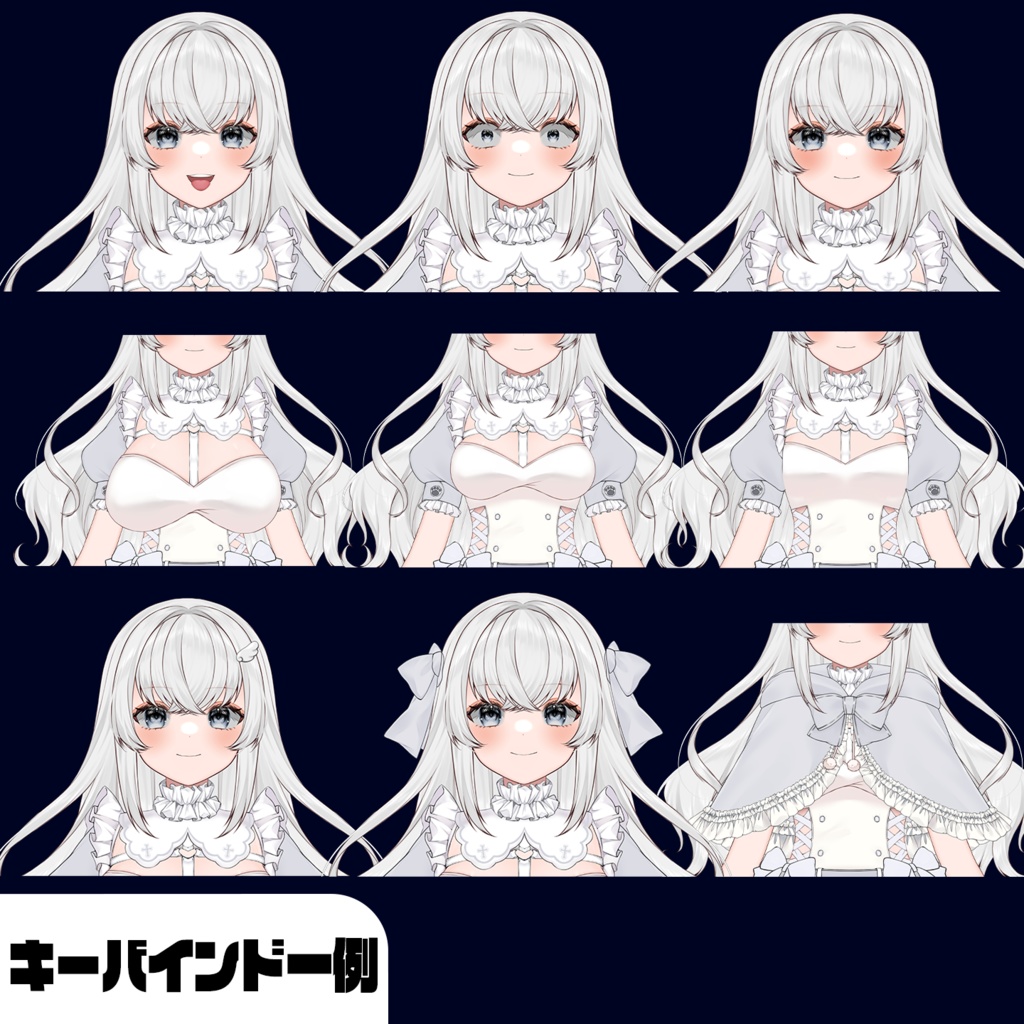 汎用Live2D【L2DCustomMaid】ハイクオリティカスタマイズモデル