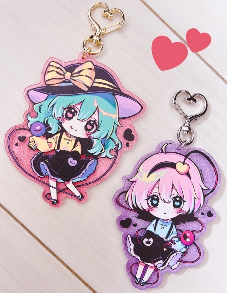 ゆるい古明地ダークモードアクキー