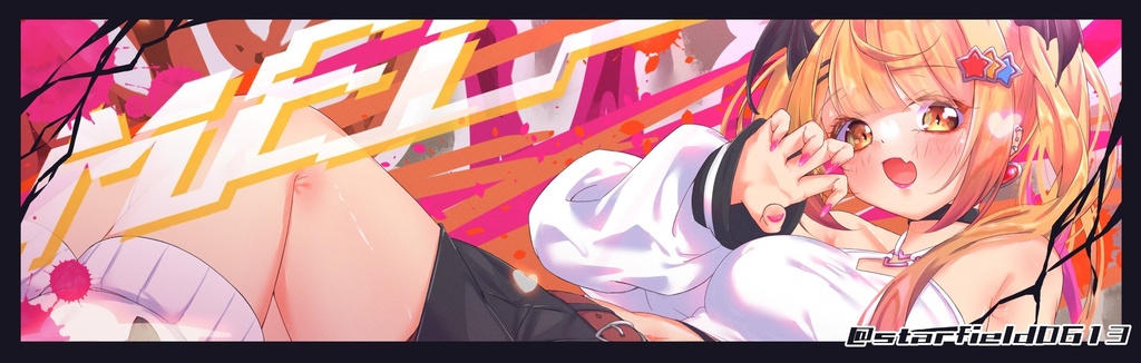 【非公式】夜空メル箱ステッカー
