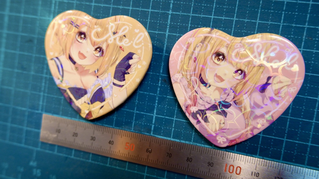 【非公式】夜空メル缶バッチ(全2種)