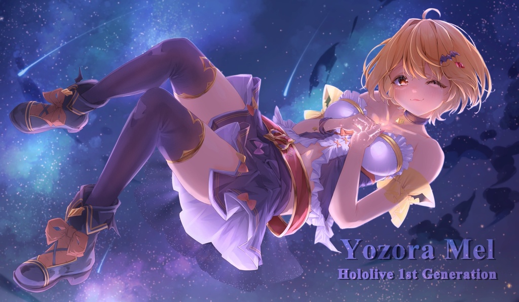 【非公式】夜空メルラバーマット