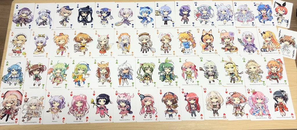 多目的イラストカードセット【GARDEN PARTY Ver.いってんに 】