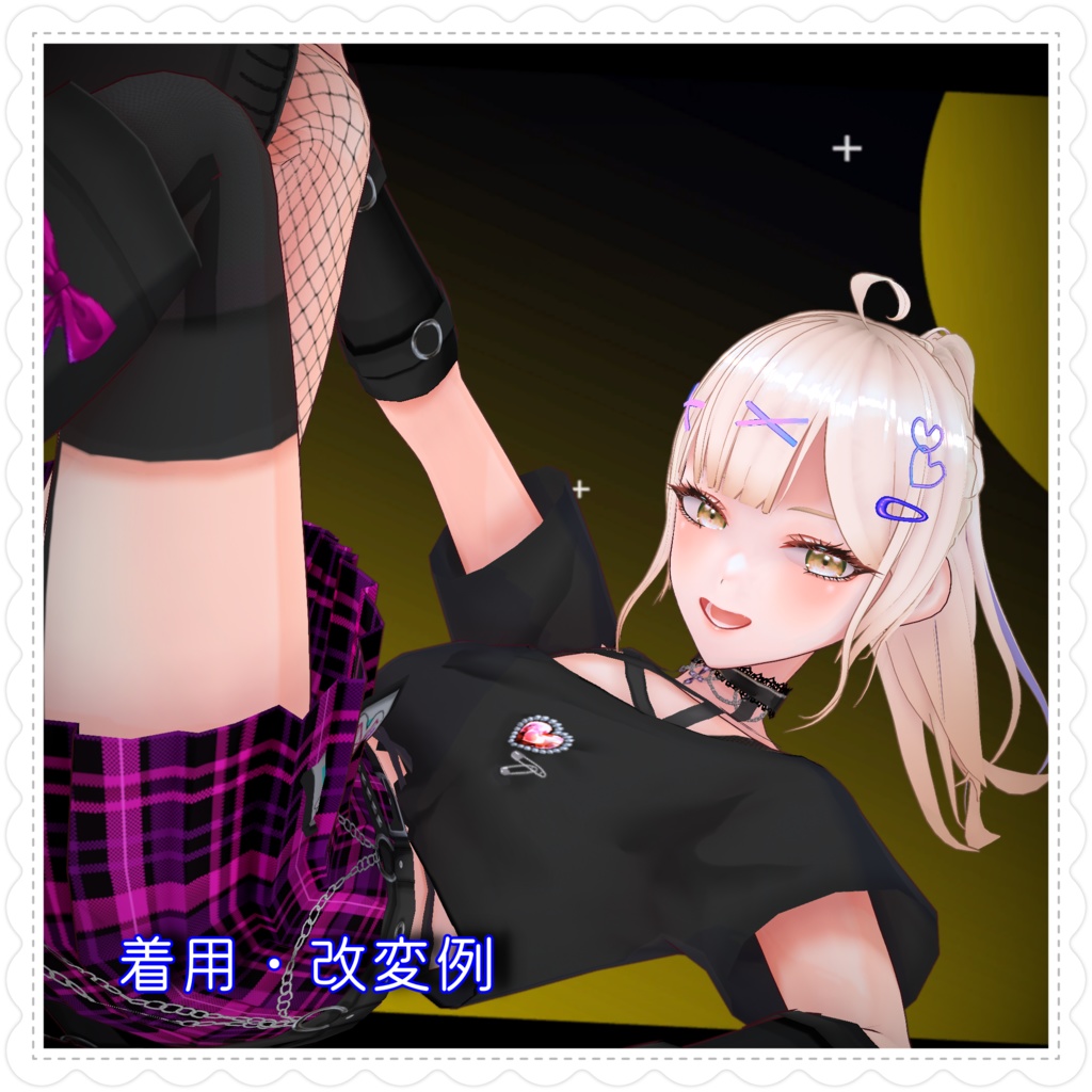 VRoid用ヘアプリセット ポニーテール / ponytail hair