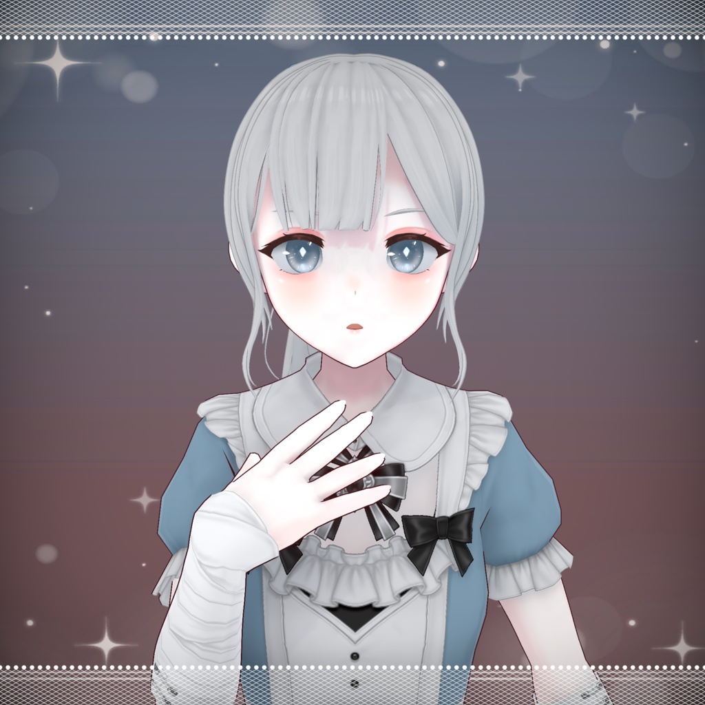 VRoid用ヘアプリセット ポニーテール / ponytail hair