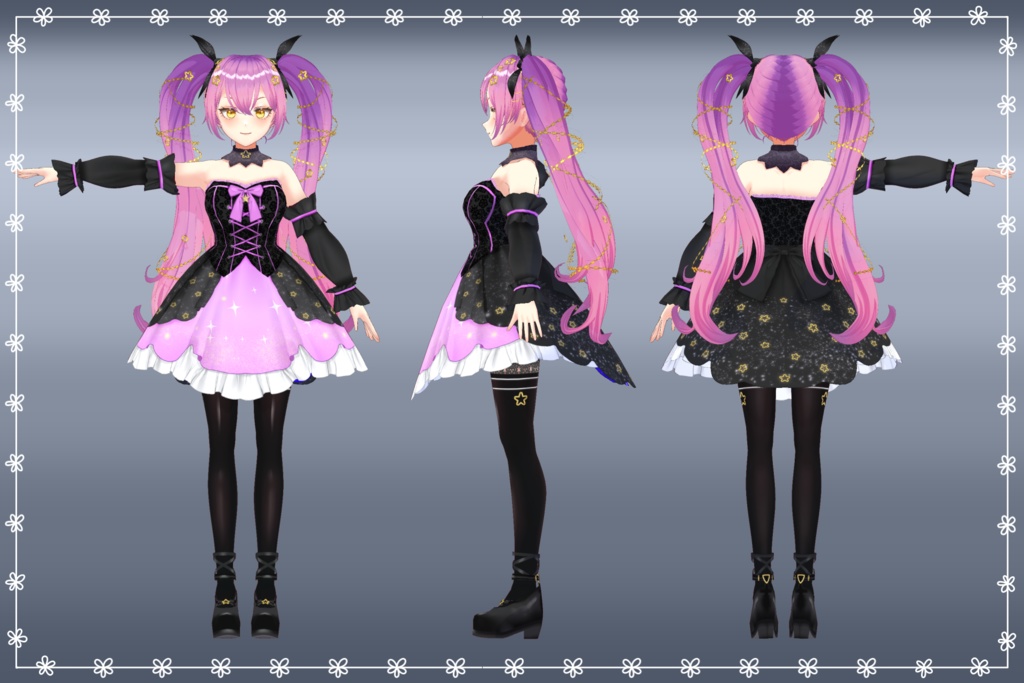 <<adopt me>> Magical Girl: Mahou Shoujo: 魔法少女モデル 3D model adoptable