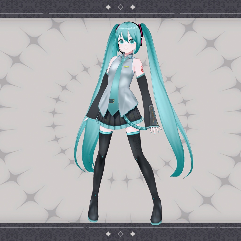 [updated] rurune式初音ミク [free VRM] v1.1 - みずのと屋 - 2/8