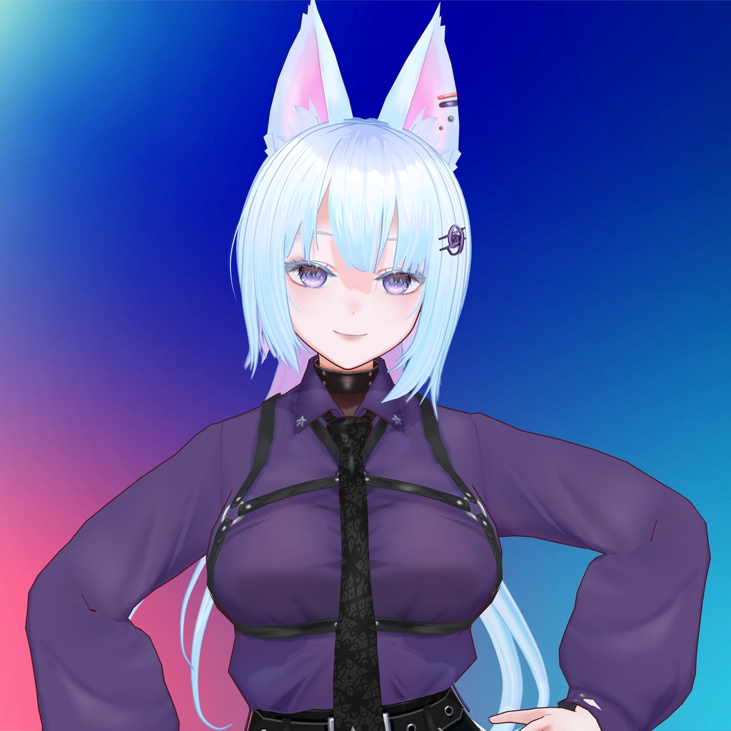 <<preview>><<adopt me>> fox girl 【キャラ販売/著作権譲渡】狐娘モデル 3D model adoptable