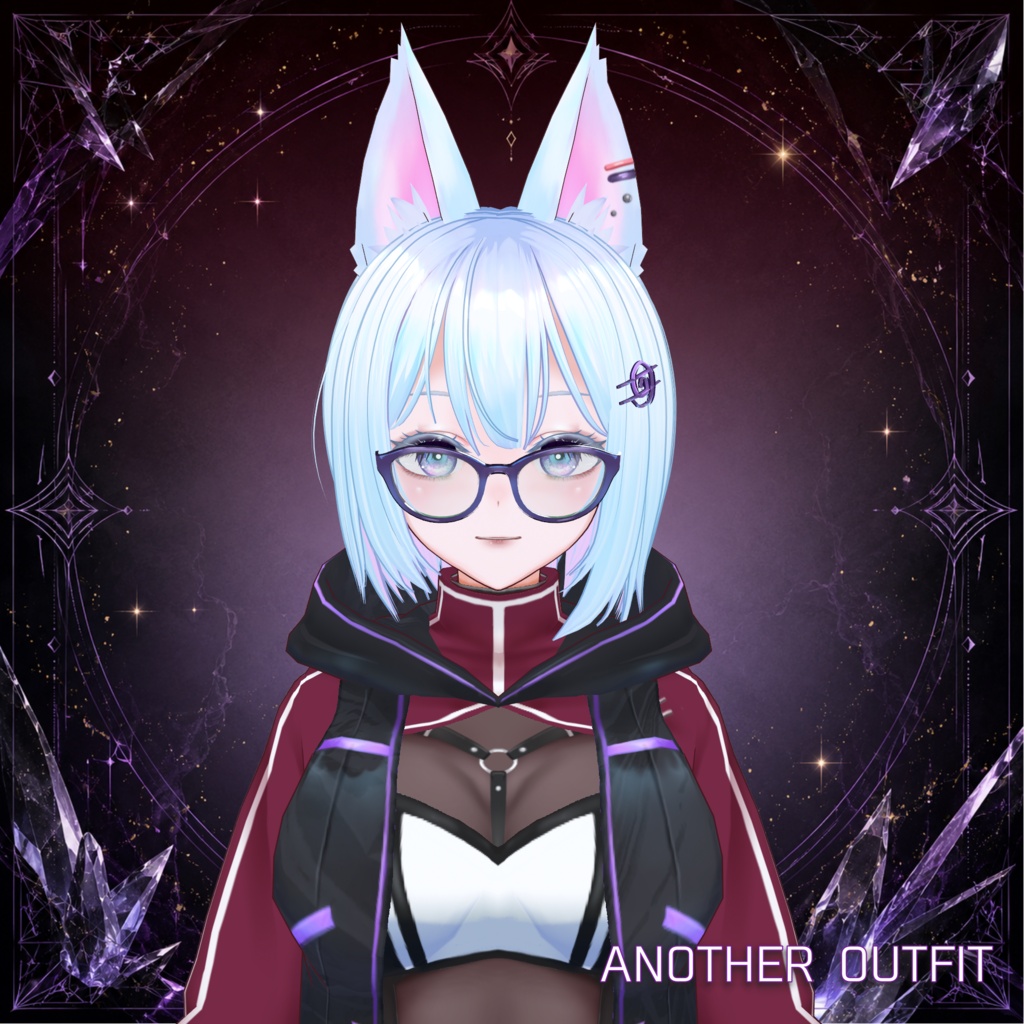 <<adopt me>> fox girl 【キャラ販売/著作権譲渡】狐娘モデル 3D model adoptable