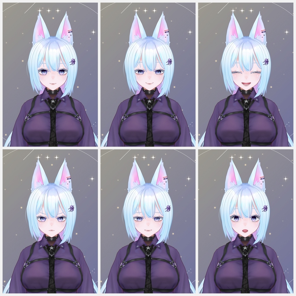 <<adopt me>> fox girl 【キャラ販売/著作権譲渡】狐娘モデル 3D model adoptable