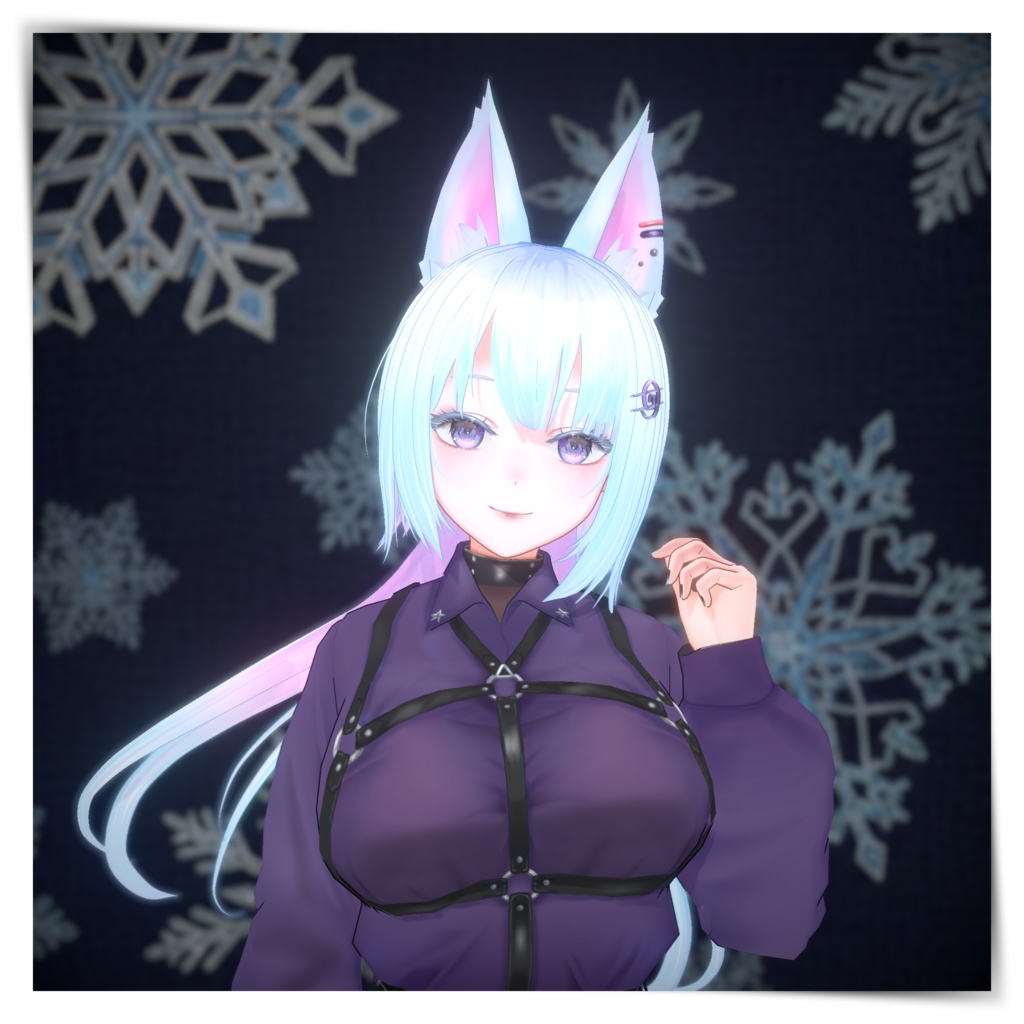 <<adopt me>> fox girl 【キャラ販売/著作権譲渡】狐娘モデル 3D model adoptable