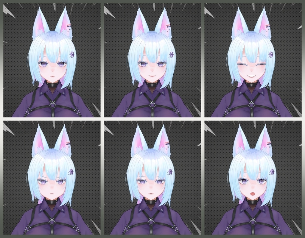 <<adopt me>> fox girl 【キャラ販売/著作権譲渡】狐娘モデル 3D model adoptable