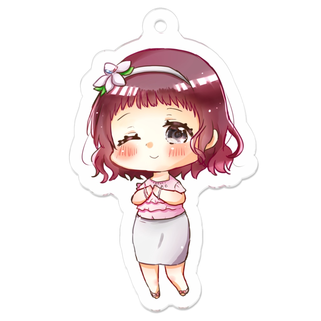 花菱撫子 アクリルキーホルダーverウインク