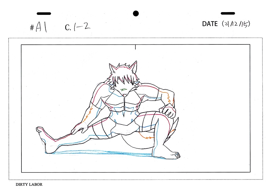 「黎明の朝練組」アニメ原画風イラスト集