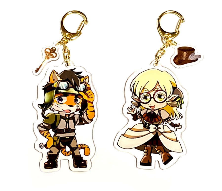 アクリルキーホルダー「メリッサ」- 美大組シリーズ -