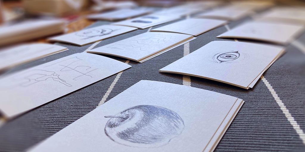 「STRAY SKETCH」絵画14種ポストカードセット