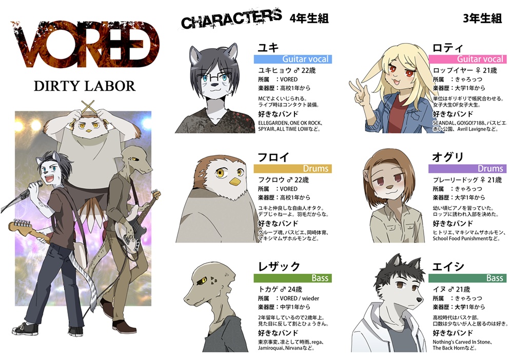 【DL版】ケモノ×バンド×ボイスドラマ『VORED』