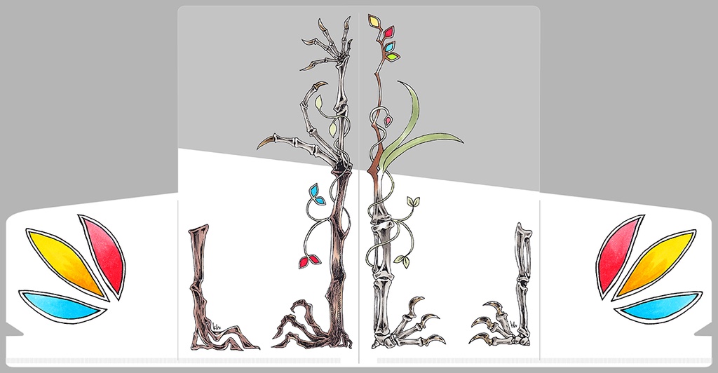 【2025年9月個展】特典付きチケット(ミニキャンバス+切手+チケットフォルダー)