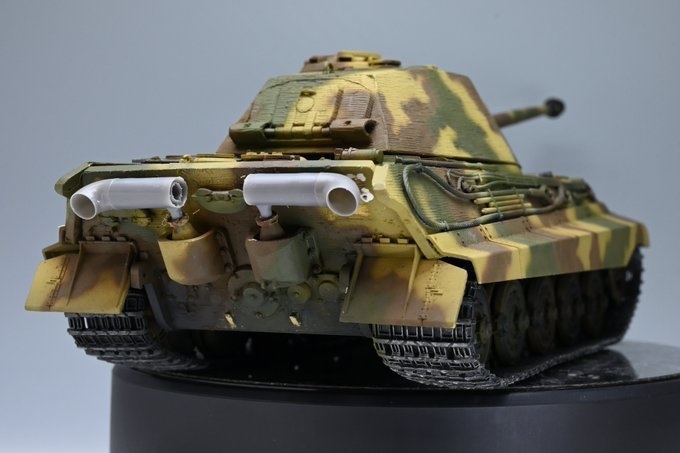 1/35スケール 横向き消炎排気管