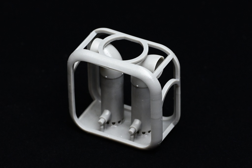 1/35スケール 横向き消炎排気管