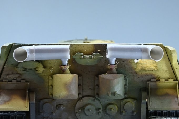 1/35スケール 横向き消炎排気管