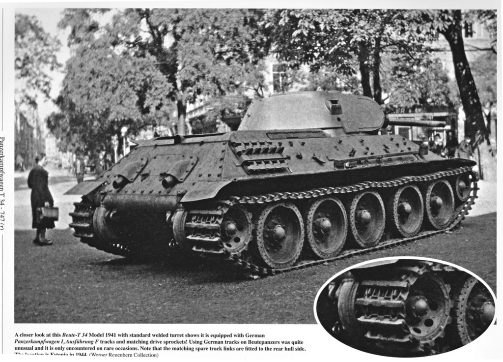 T-34好きが認める1/35スケール1号戦車F型(または2号戦車J型)履帯