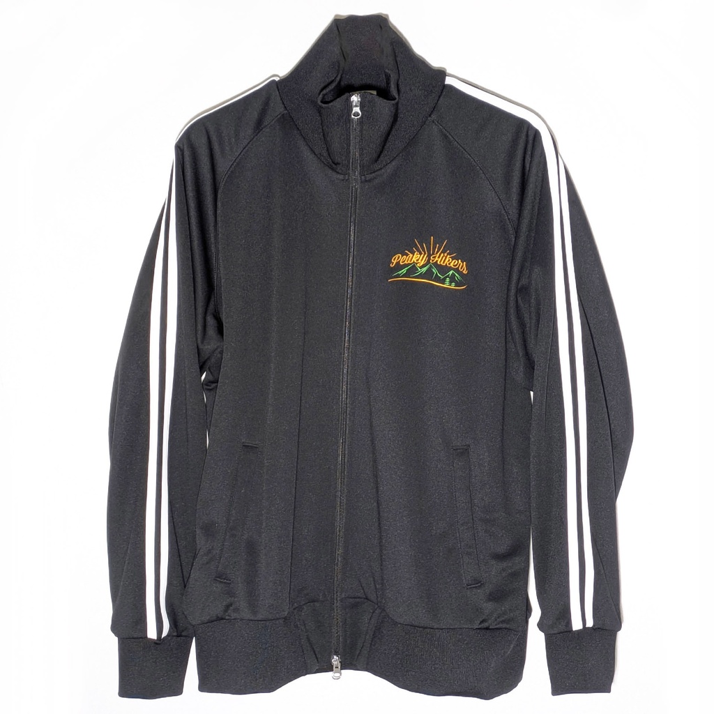 ピーキーハイカーズ ロゴジャージ (ジャケット 通常版 黒)