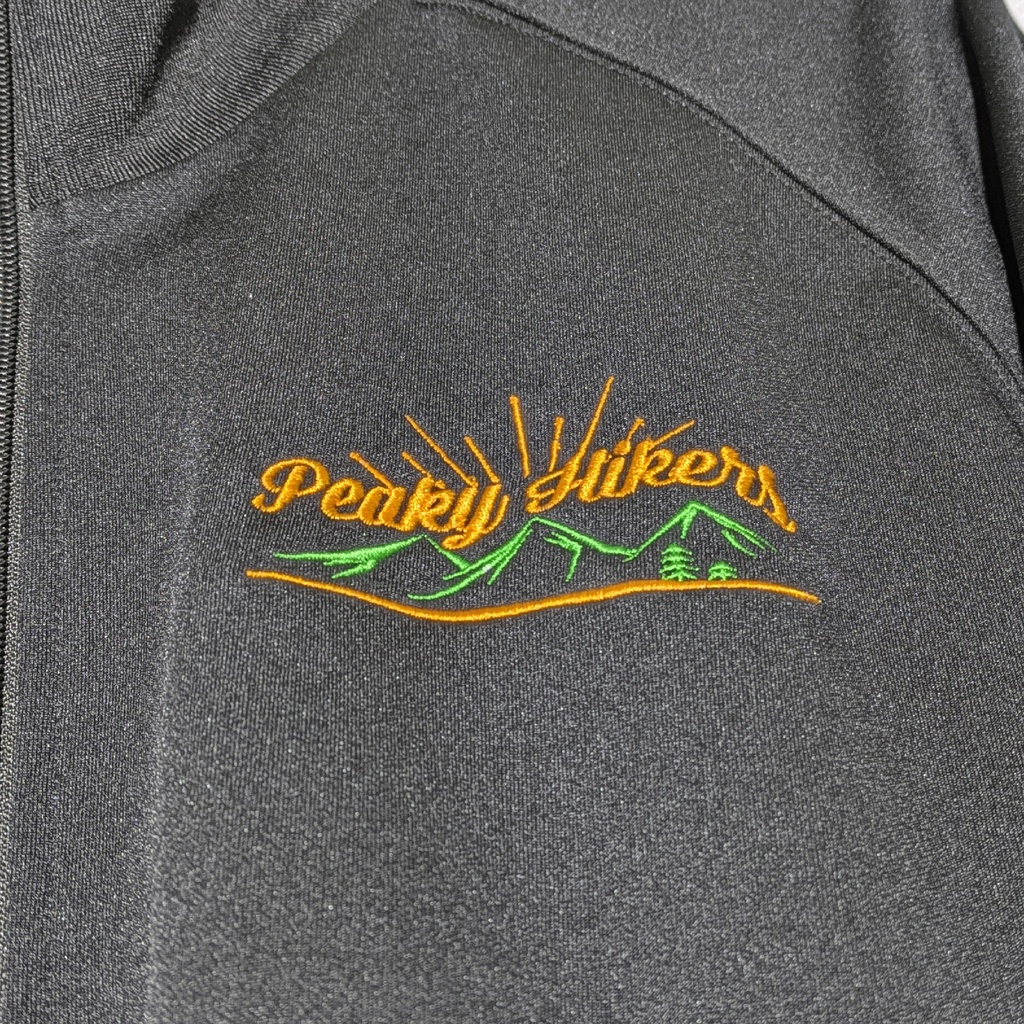 ピーキーハイカーズ ロゴジャージ (ジャケット 通常版 黒)