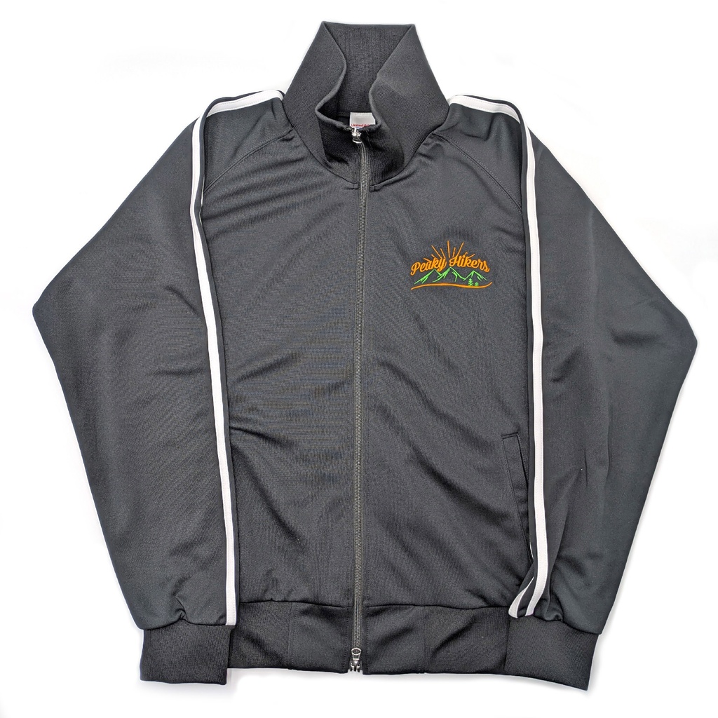 ピーキーハイカーズ ロゴジャージ (ジャケット 通常版 黒)
