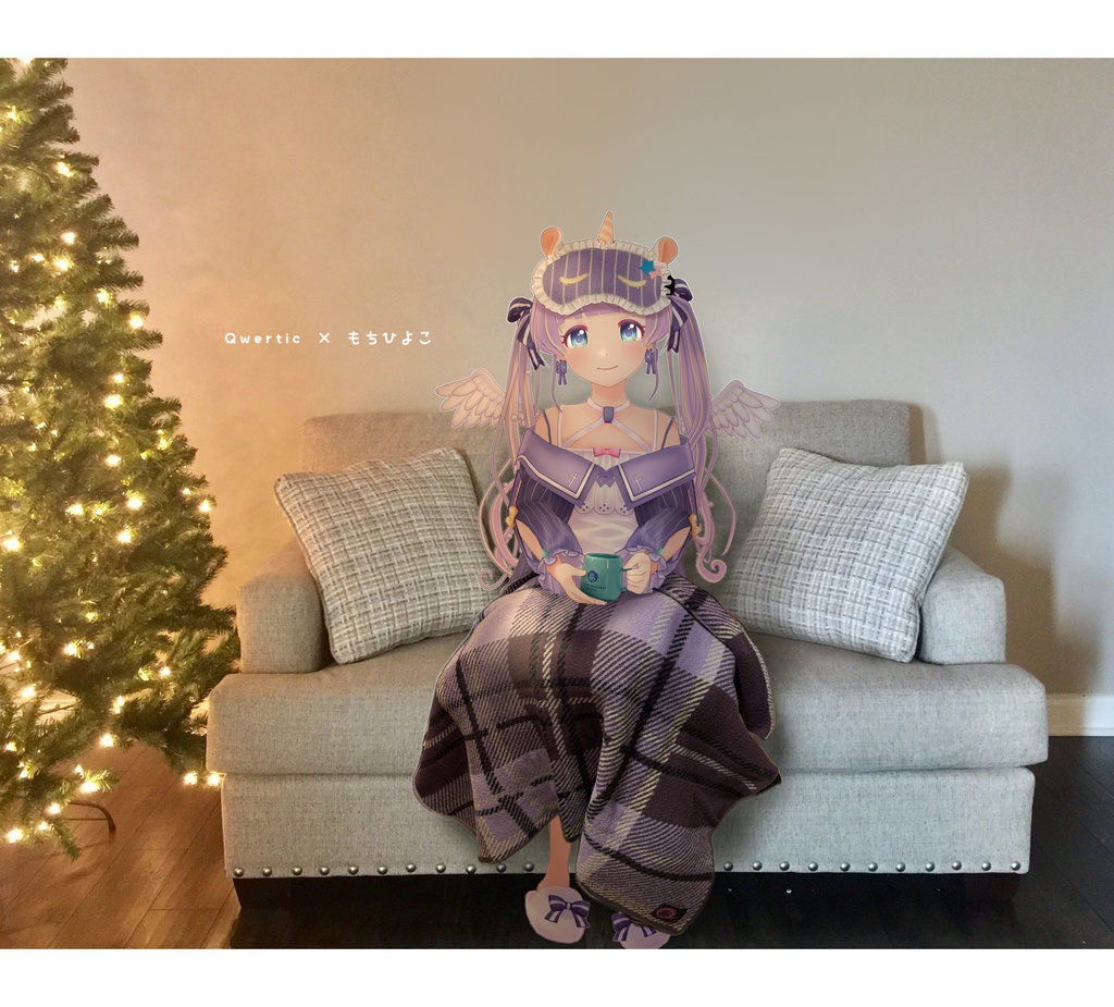 もちひよこ ユニコーンブランケット