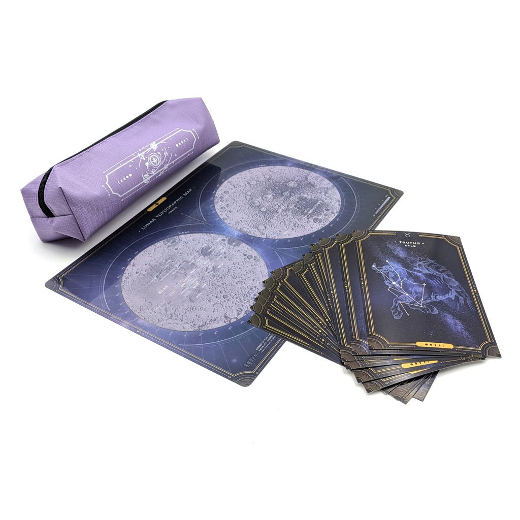 星見まどか 月面地形図下敷き