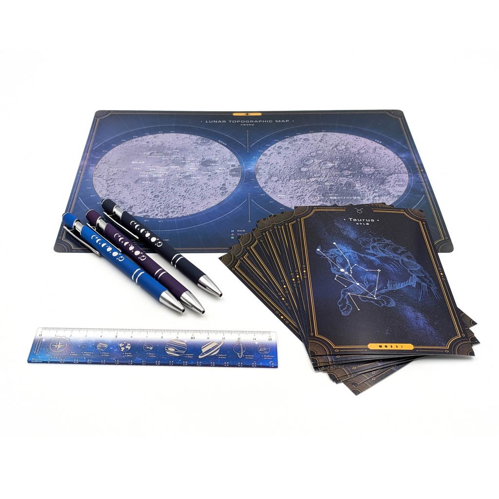 星見まどか 月面地形図下敷き