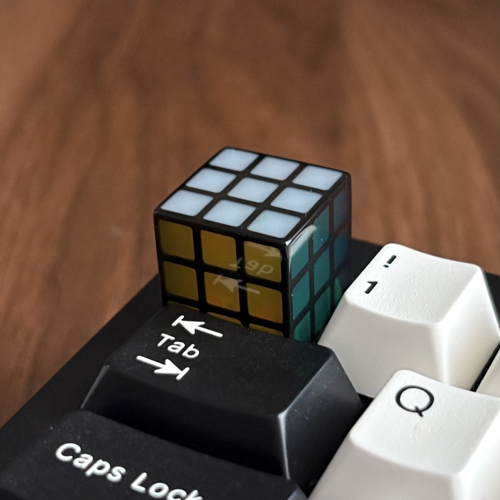 3x3 Puzzle Cube Keycap (Clear Color)