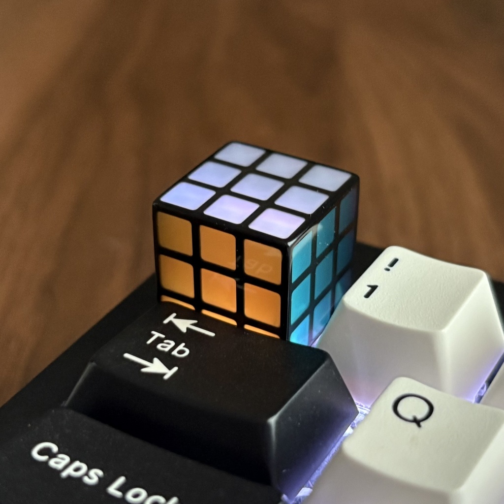 3x3 Puzzle Cube Keycap (Clear Color)
