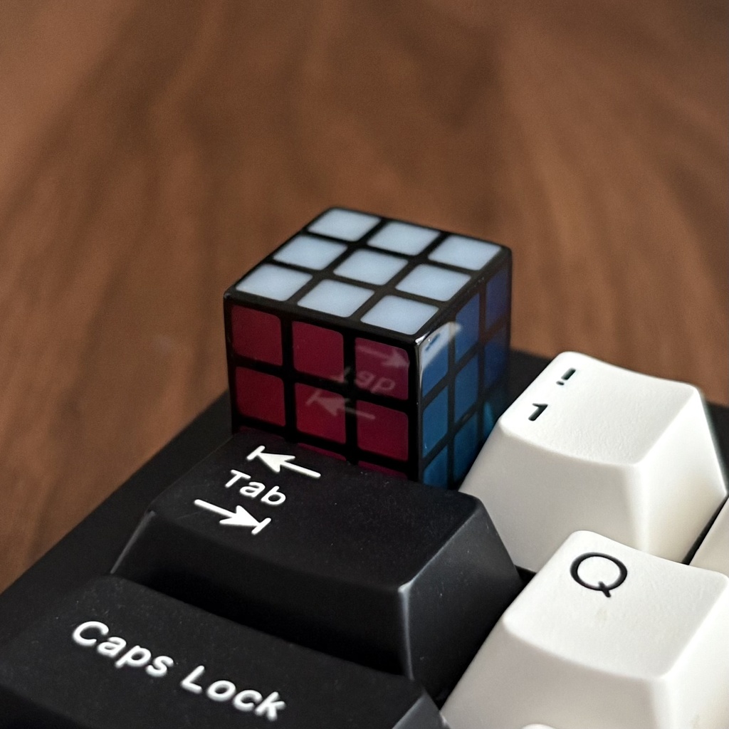 3x3 Puzzle Cube Keycap (Clear Color)