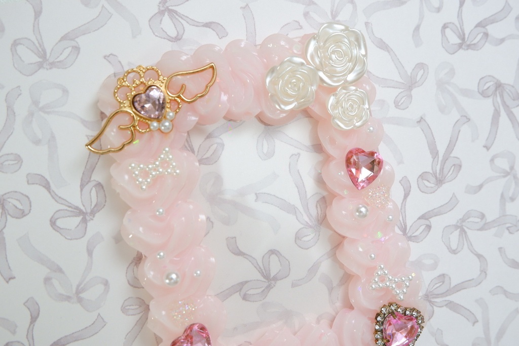 トレカケース(桃)狼桜ぽんさやトレカカード付き!